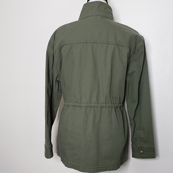 NEW Old Navy Utility Field Jacket Army Green Military Coat Classic Fall - Picture 4 of 15